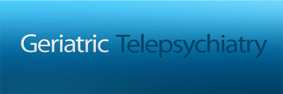 geriatric telepsychiatry banner