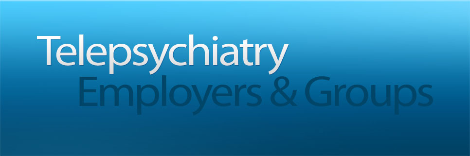 telepsychiatry employers groups banner